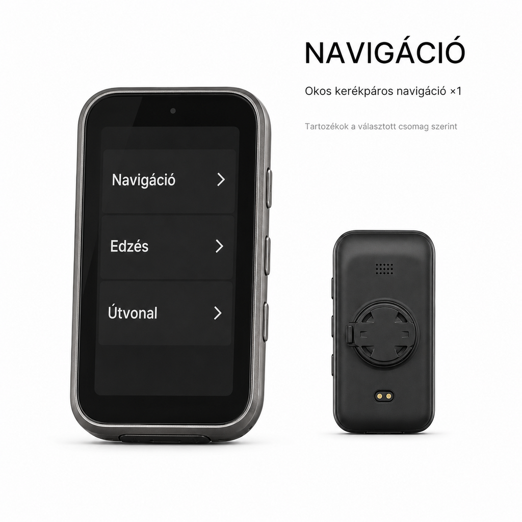 tesyo N4R okos kerékpáros GPS navigáció radaros hátsó lámpával